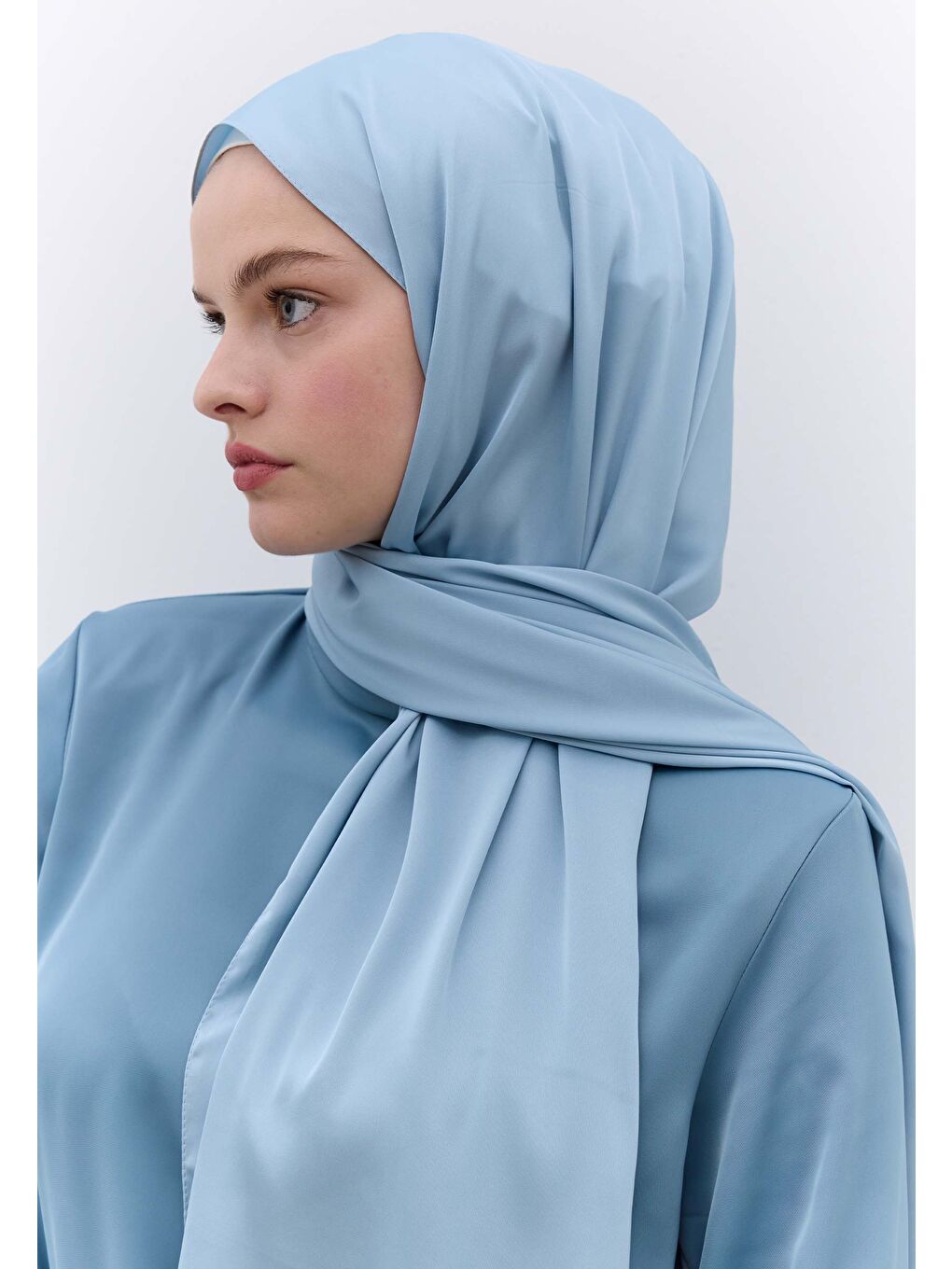 İpeksi Elegance Şal Açık Mavi-1