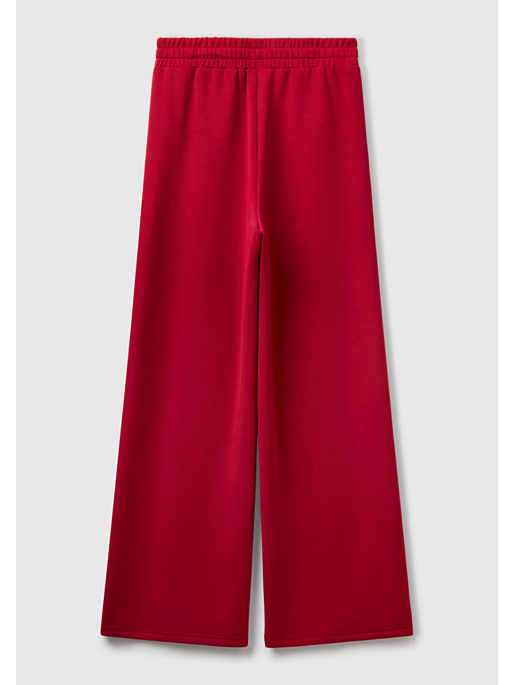 Kadın Bordo Modal Karışımlı Bol Paça Eşofman Altı-3