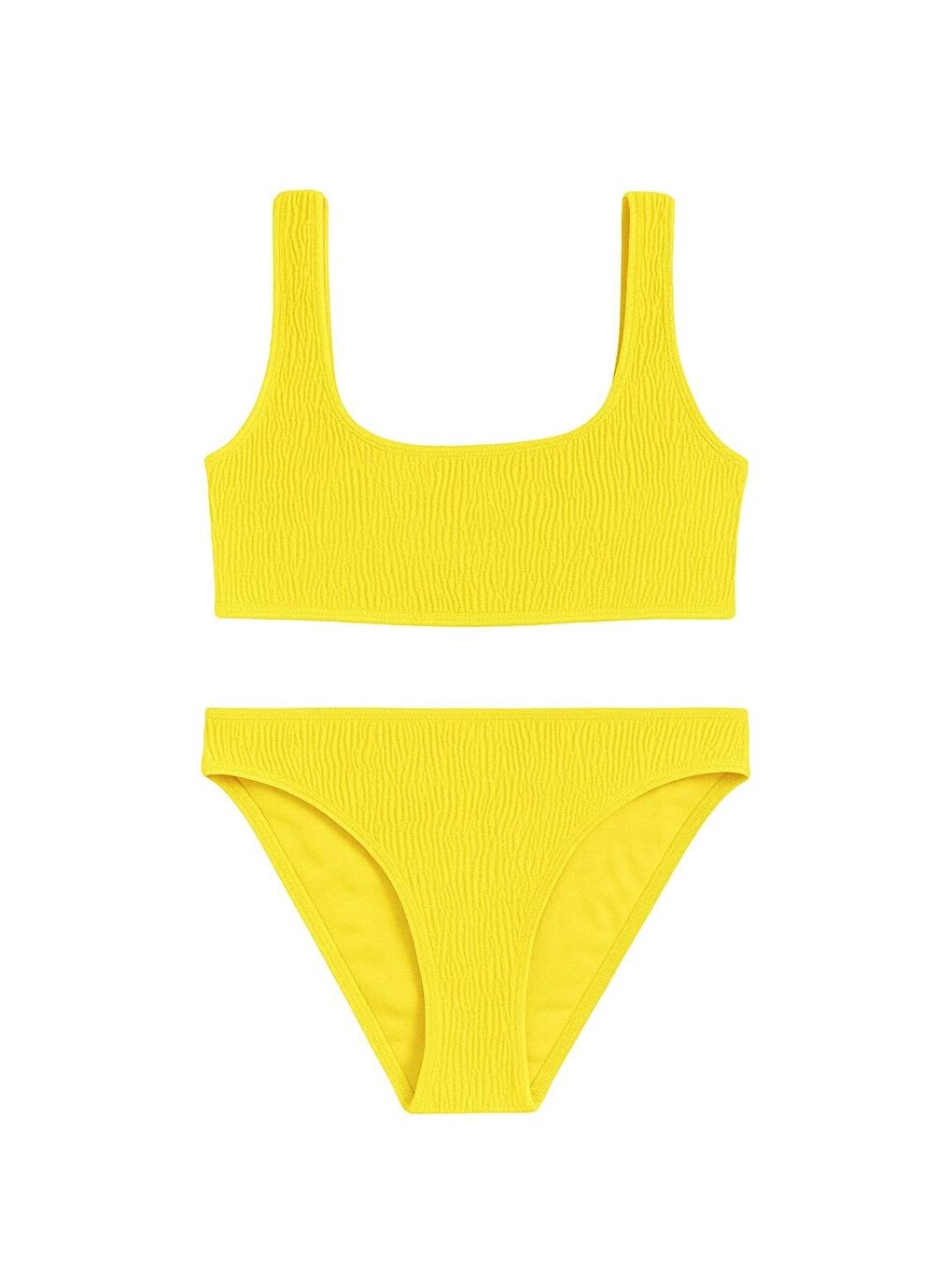 Kadın Lemon Party Gipeli Bikini Takımı Sarı