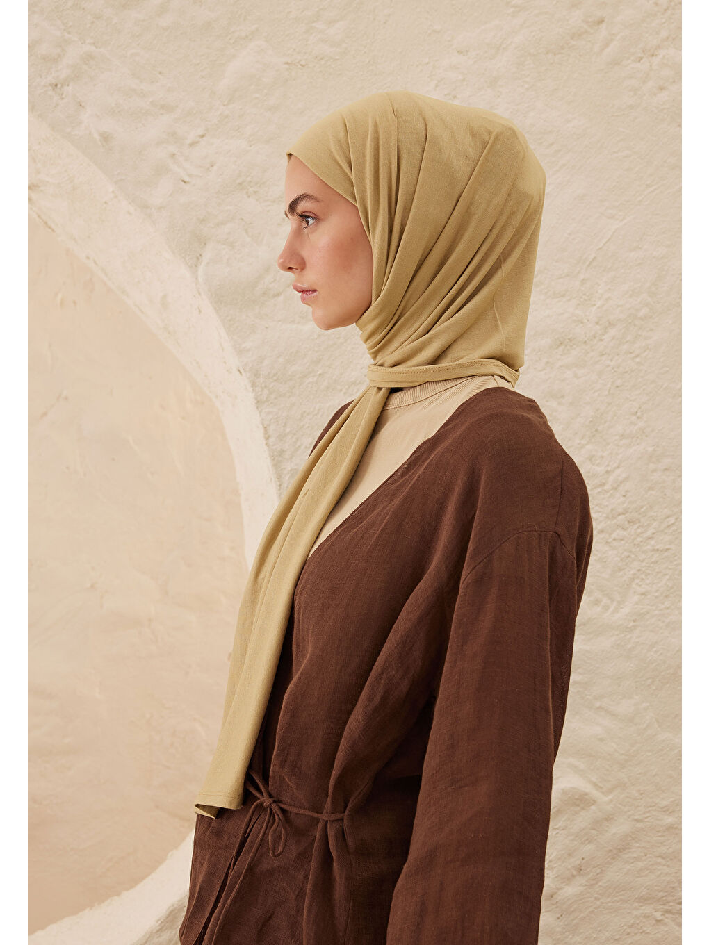 Kahverengi Penye Şal Cappuccıno-2