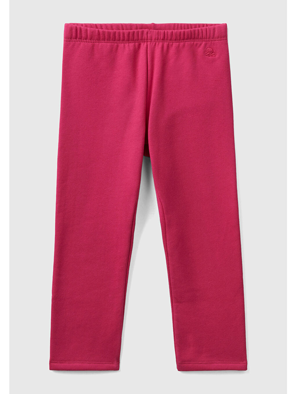 Kız Çocuk Fuşya  Logolu Tayt