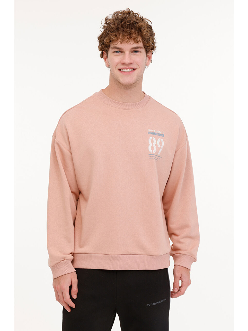 ML DOLF 16ES302 4PR Pembe Erkek Sweatshirt