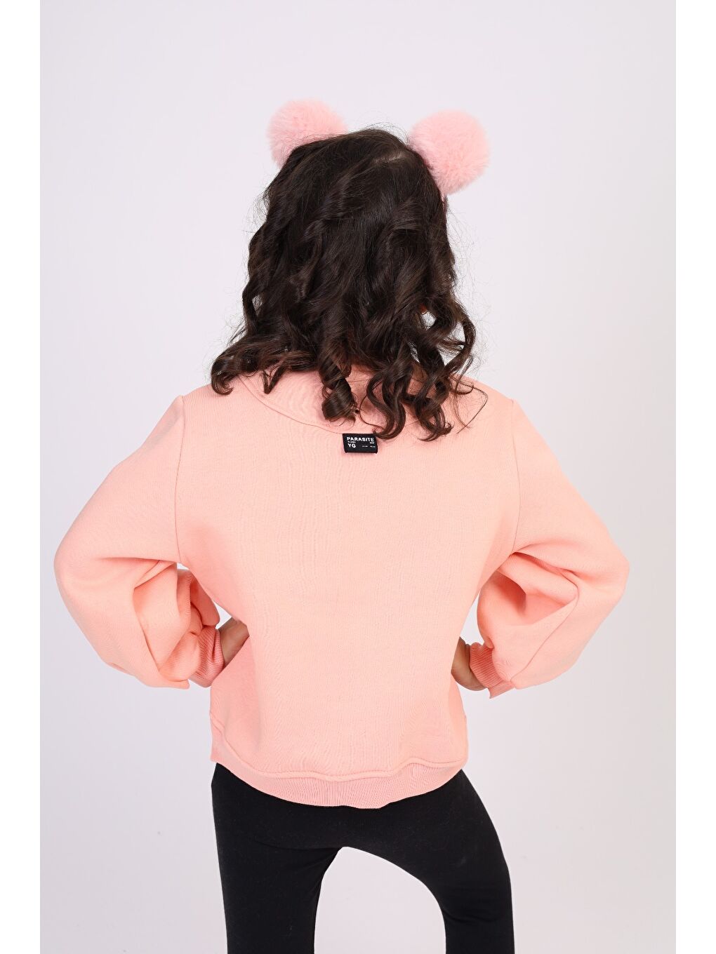 Toontoykids Pembe Kız Çocuk Baskılı Sweatshirt - 1