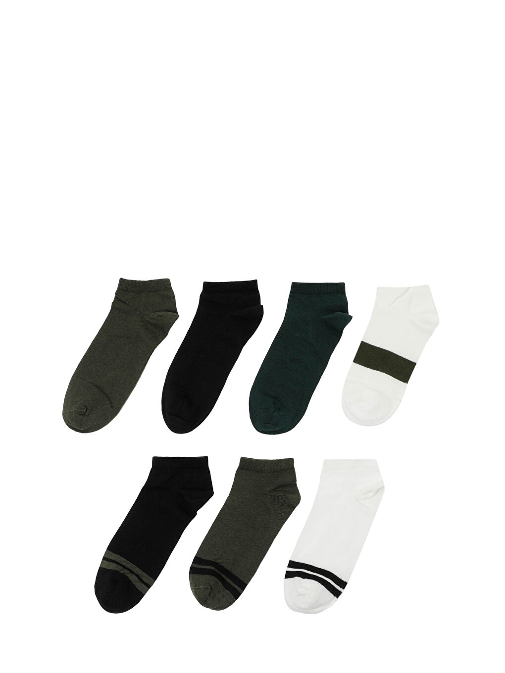 HEMA 7LI PTK-M 4PR Yeşil Erkek 7 Li Çorap