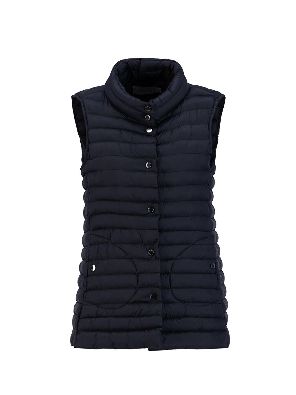 İnce Kapitone Yelek 24Kd7526 Siyah-4