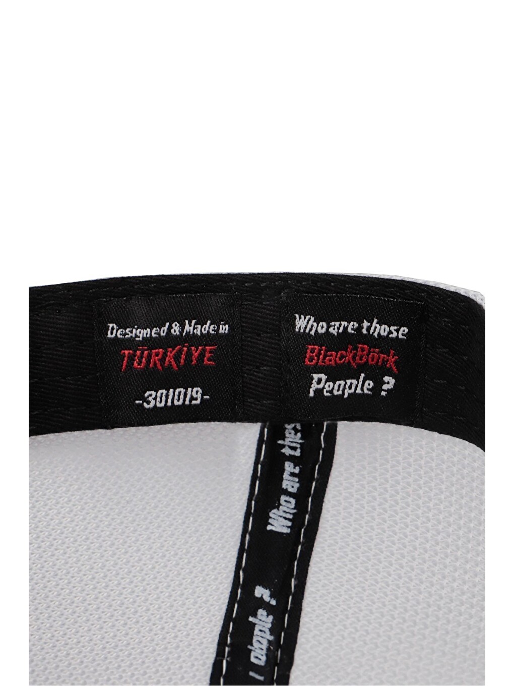 Cordura Not Today Logolu Siyah-Beyaz Trucker Şapka-3