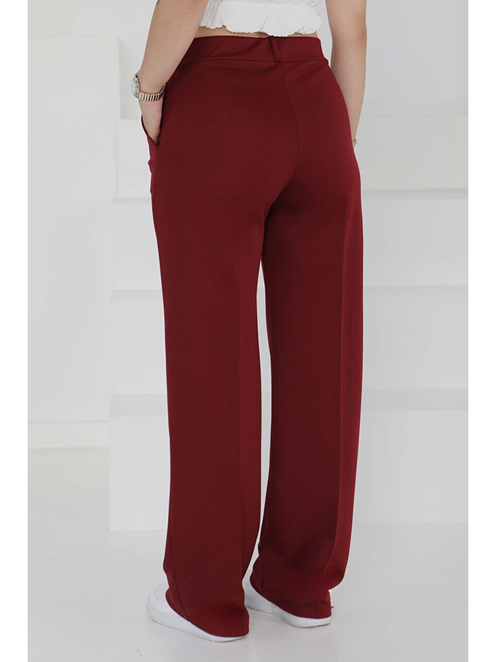 Cepli Palazzo Pantolon Bordo - 27487-4