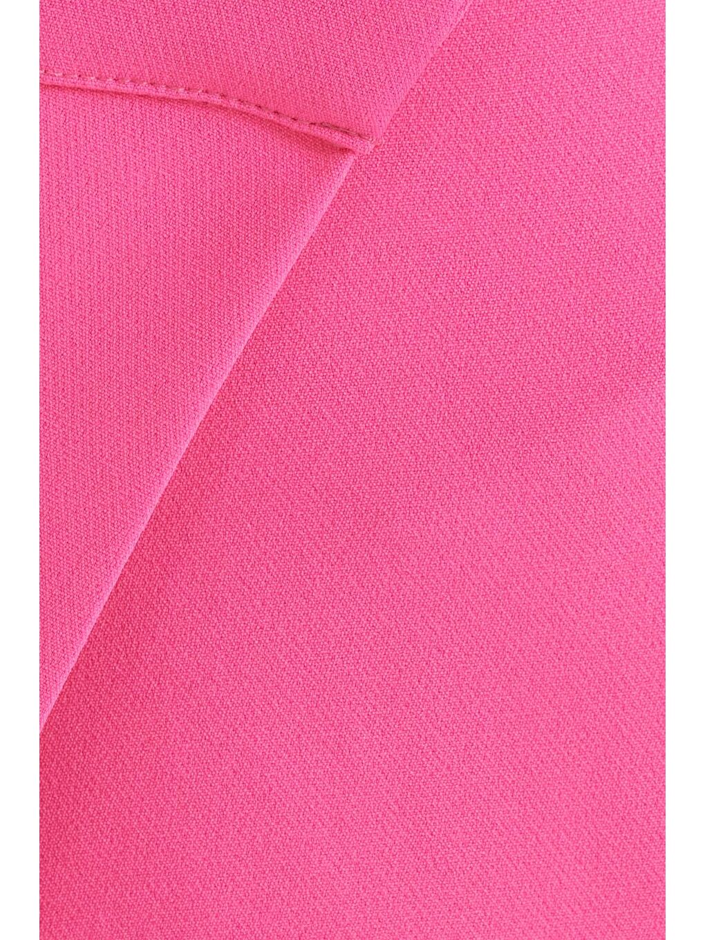 Kadın Standart Fit Geniş Paça Fuşya Double Pantolon-5