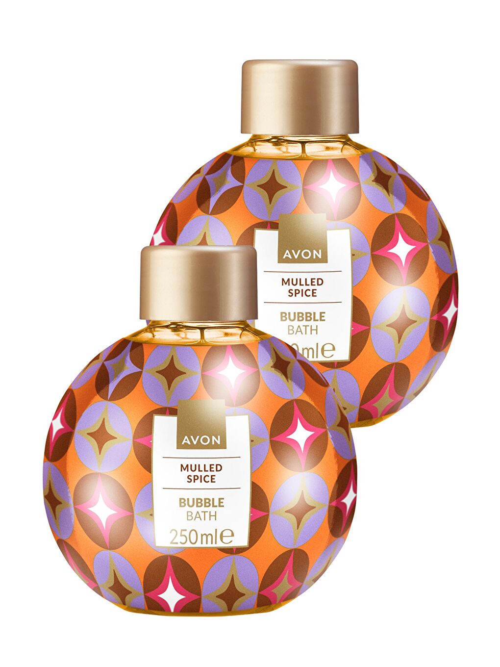 AVON Mulled Spice Sıcak Baharat Kokulu Banyo Köpüğü 250 Ml. İkili Set