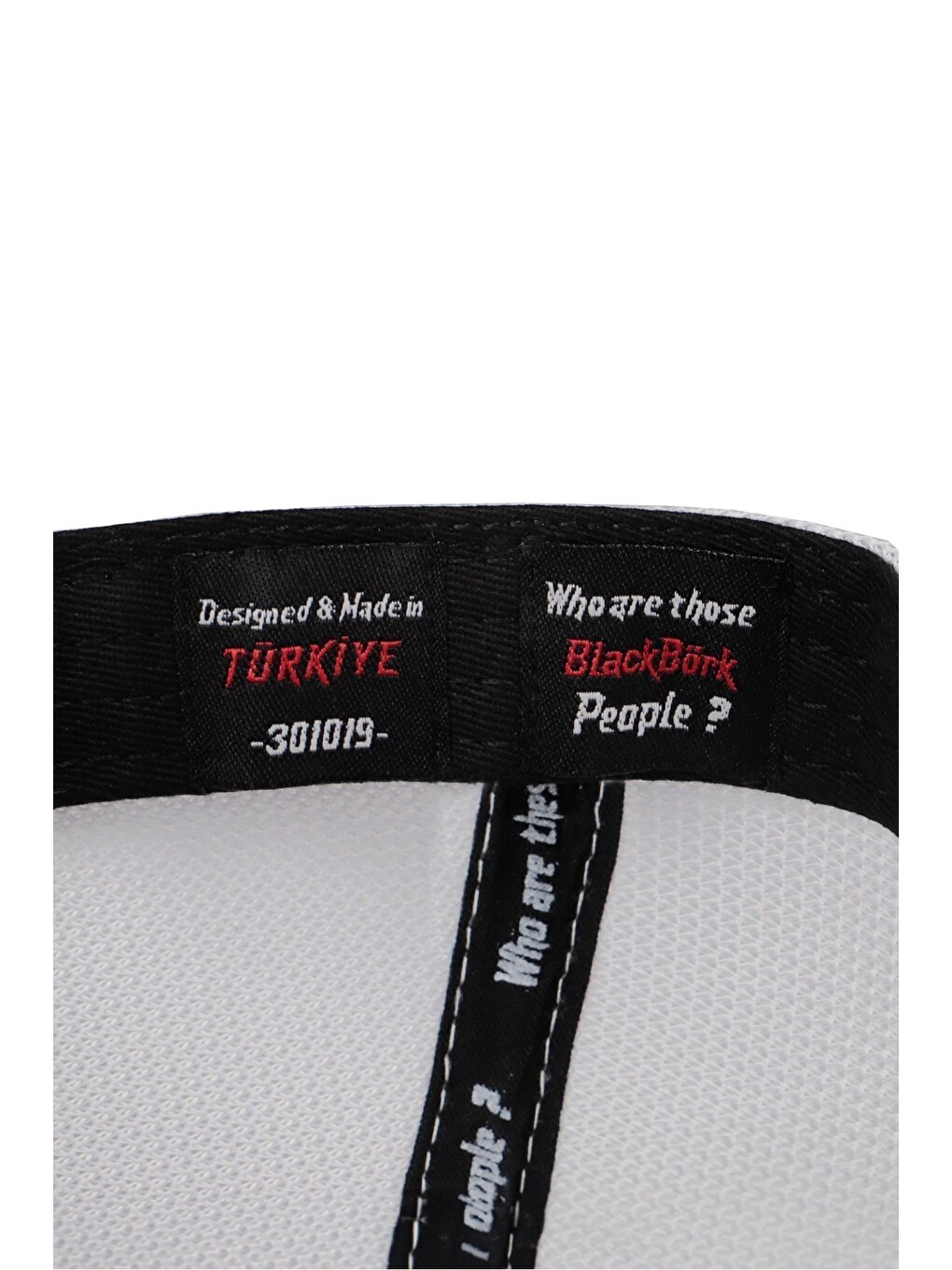 Cordura Boss Logolu Siyah-Beyaz Trucker Şapka-3