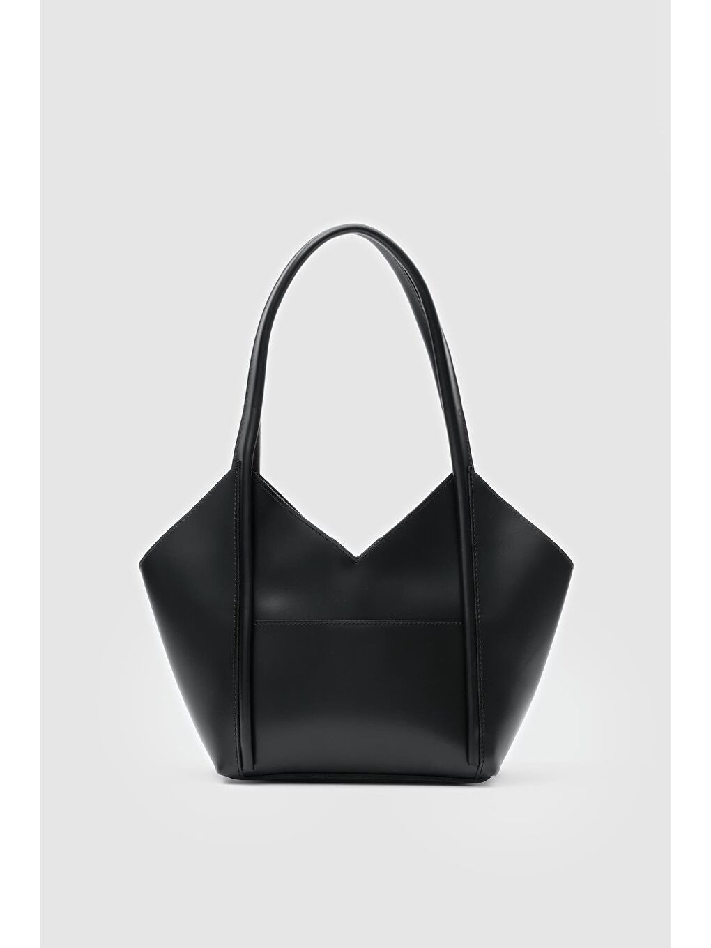 Geza Asimetrik Omuz Çantası Siyah