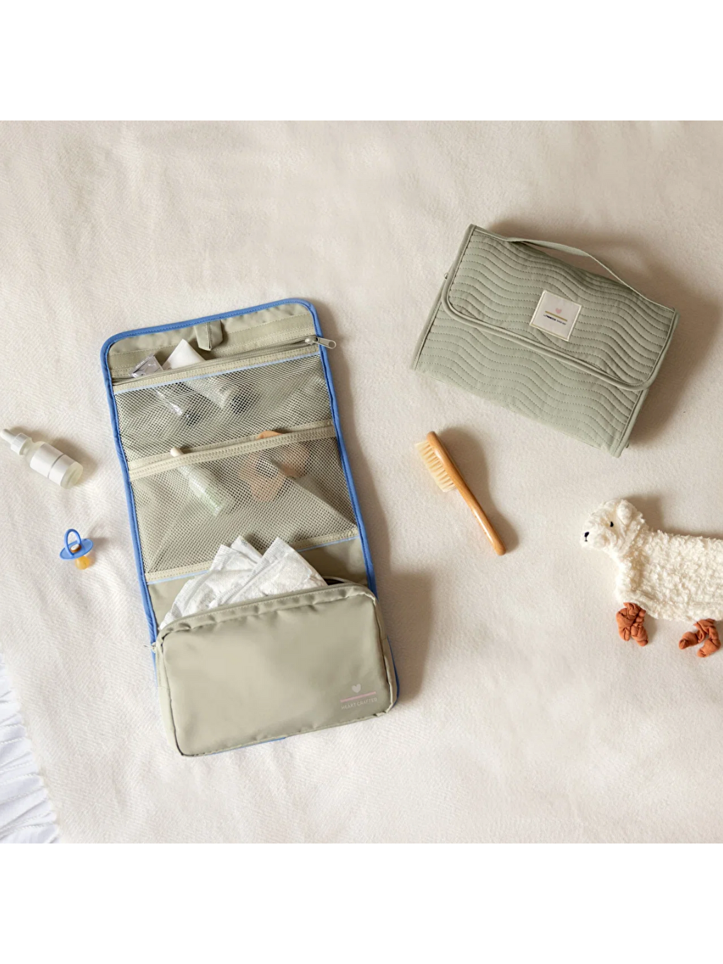 Changing Pouch Bebek Alt Değiştirme Organizer XL Blue-5
