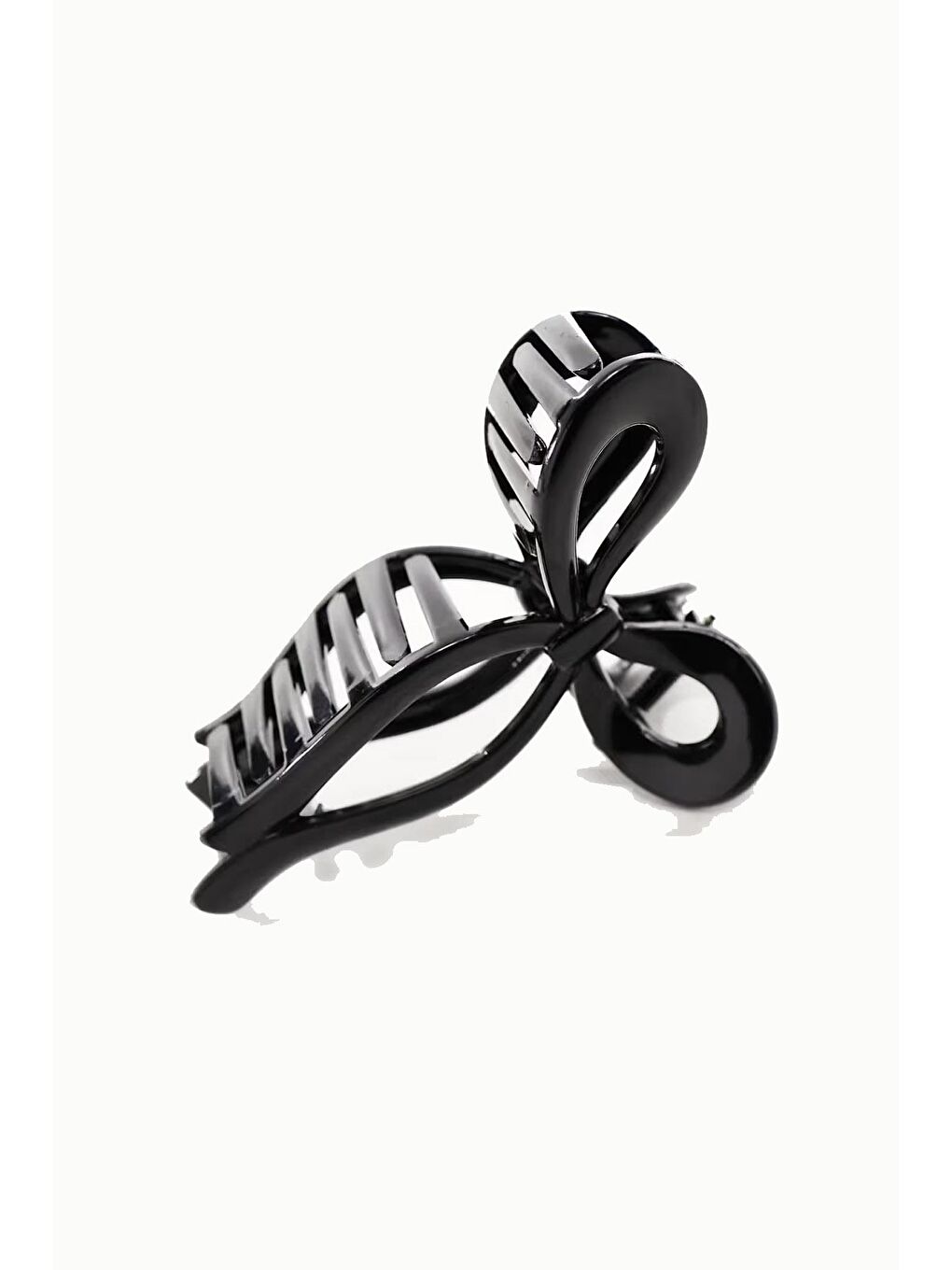 Siyah Büyük Fiyonk Asetat Mandal Toka