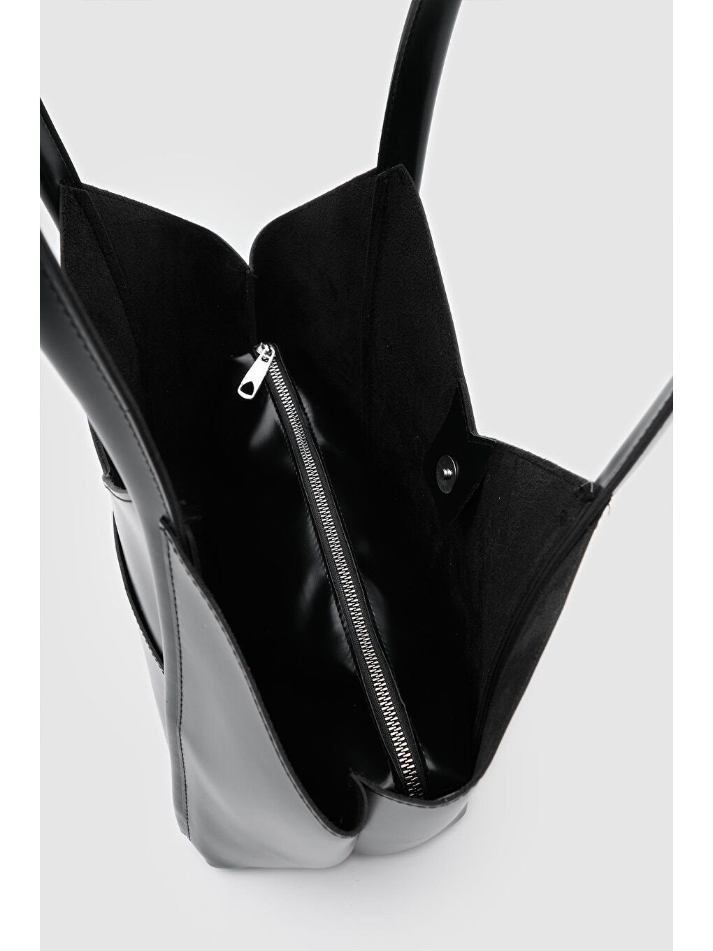 Geza Asimetrik Omuz Çantası Siyah-4