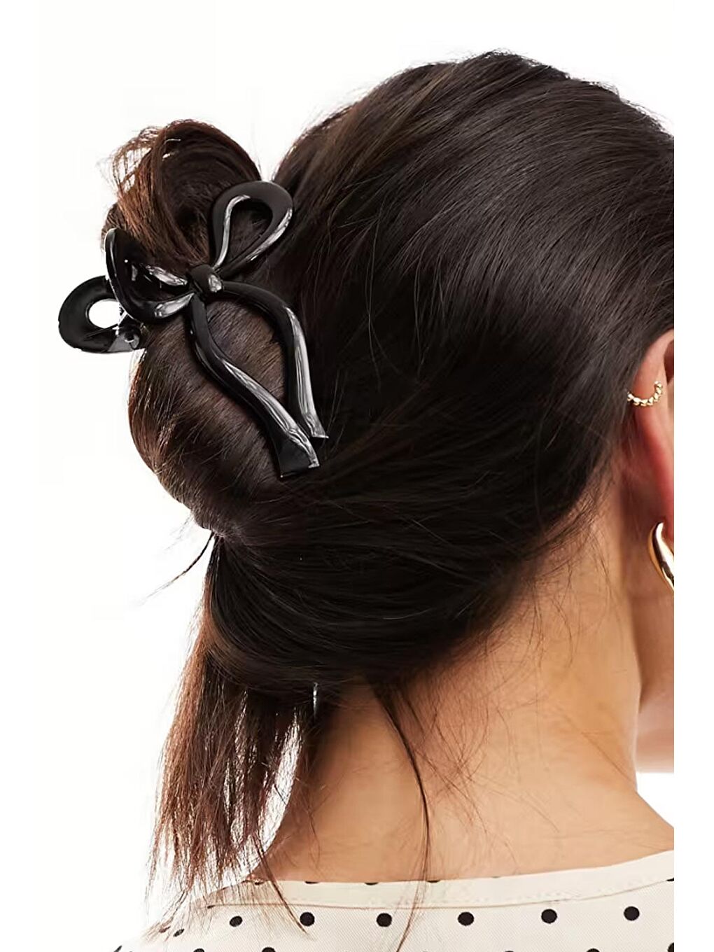 Siyah Büyük Fiyonk Asetat Mandal Toka-4