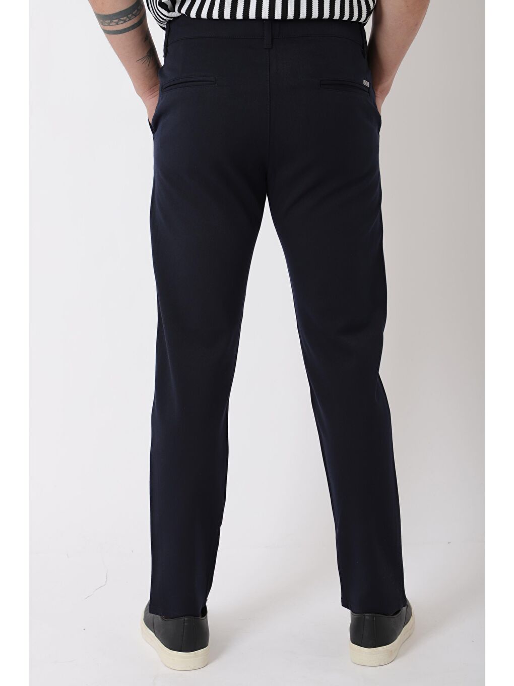 Lacivert Dar Paça Kumaş Erkek Pantolon DP_0396-1