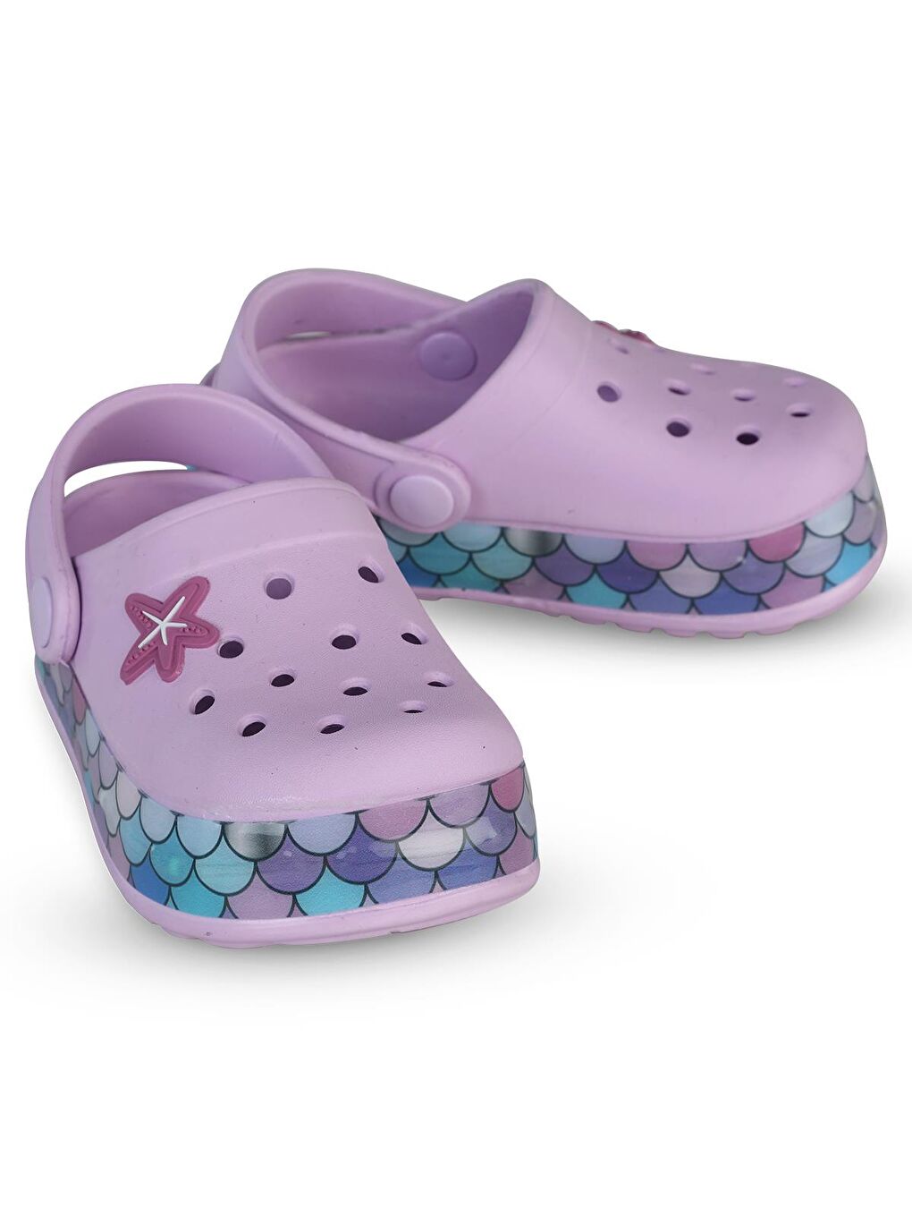 Girls Patch Işıklı 23-31 Numara Terlik - Lila-2
