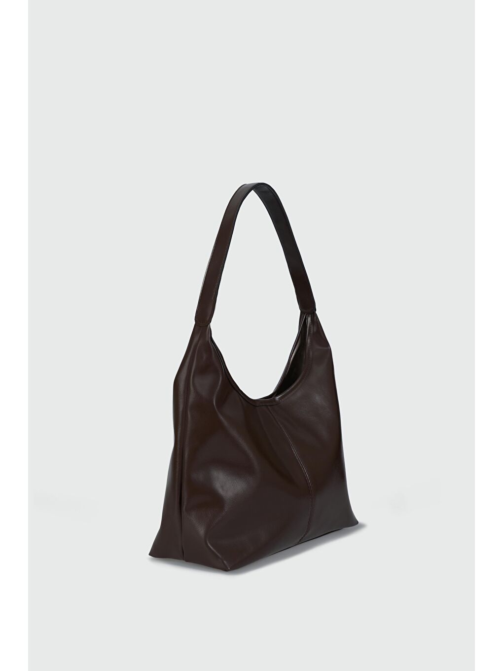 Kahverengi Gina Vintage Deri Omuz Çantası Kahve-1