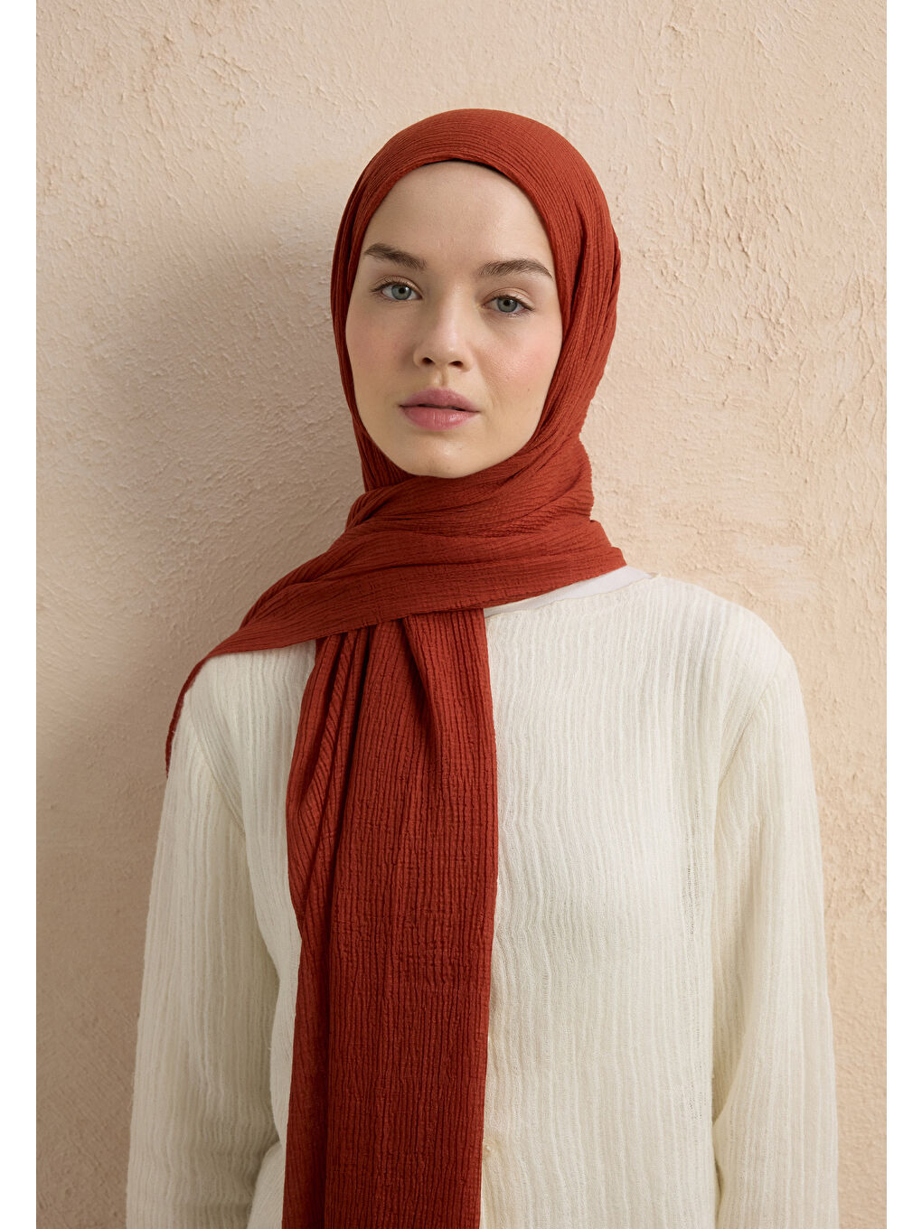 Kahverengi Modal Krinkıl Şal Kiremit-2