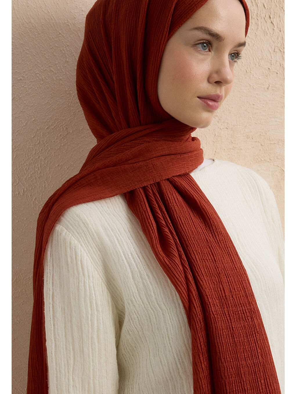 Kahverengi Modal Krinkıl Şal Kiremit-3