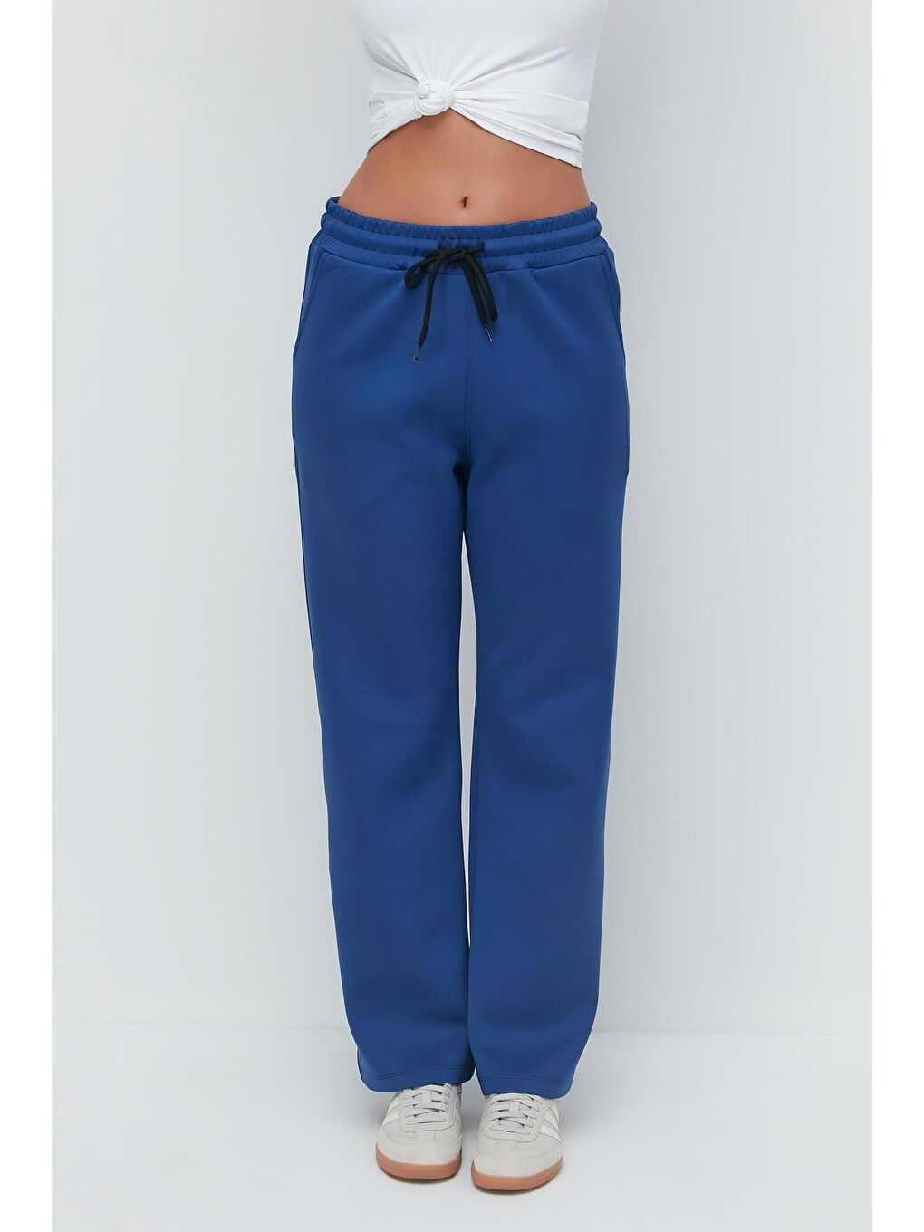 Mavi Wide Leg İspanyol Paça Eşofman Altı 804 Sax-4