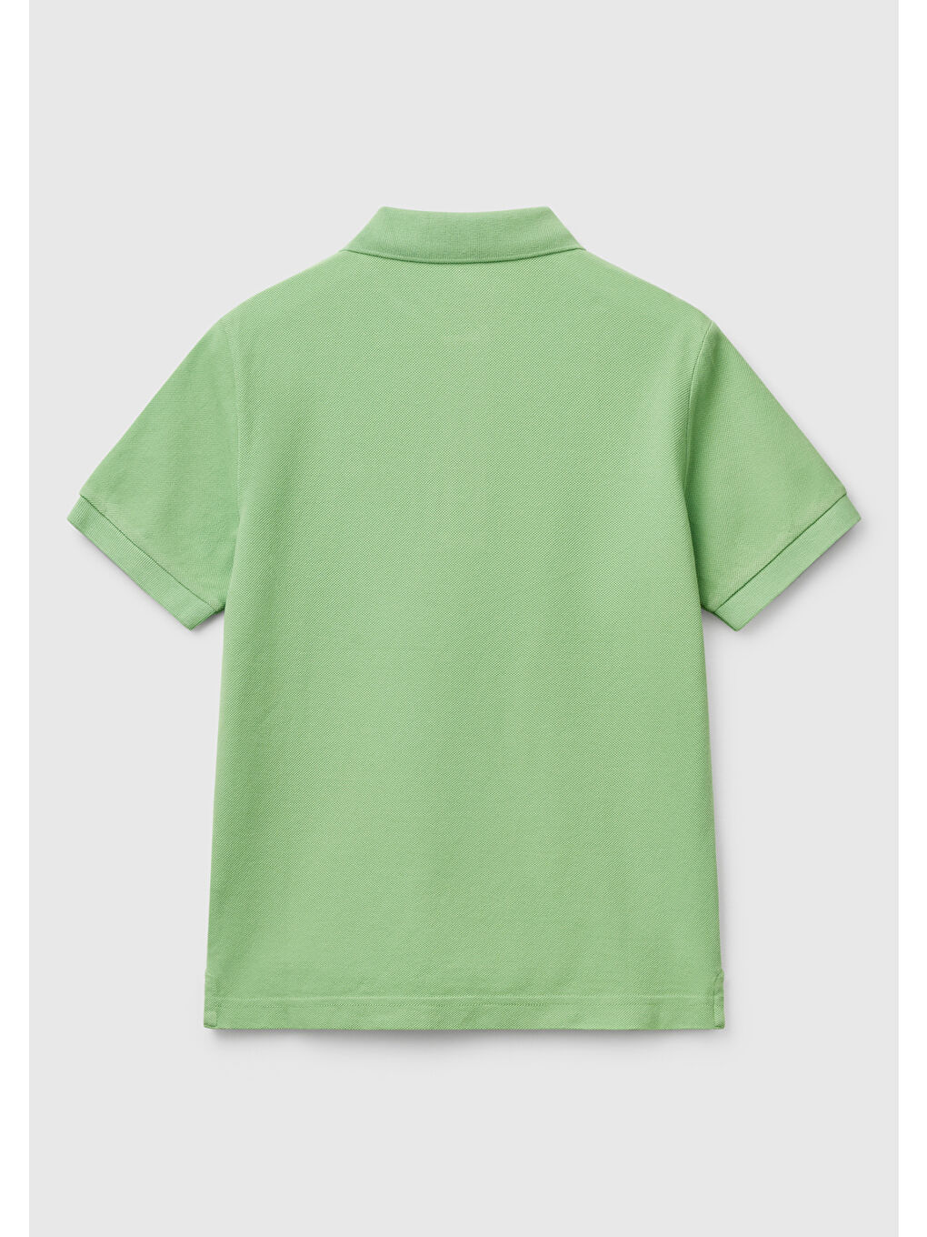 Erkek Çocuk Fıstık Yeşili Logolu Pike Polo Tişört-1