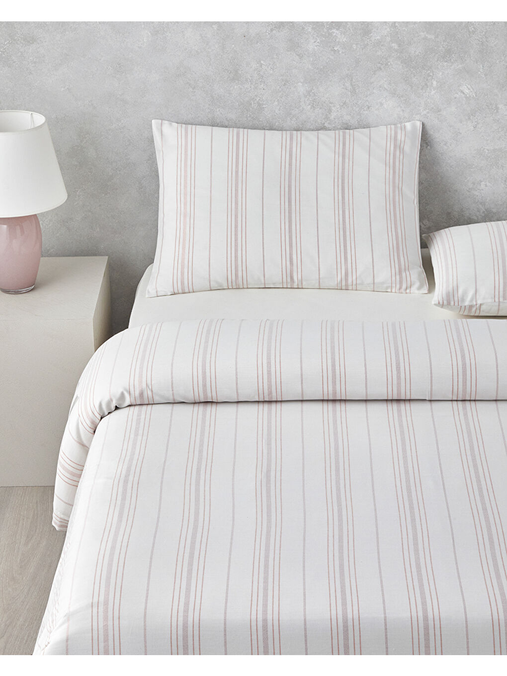 Crystal Vibe İpliği Boyalı Çift Kişilik Nevresim Takımı 200x220 cm Pembe-1