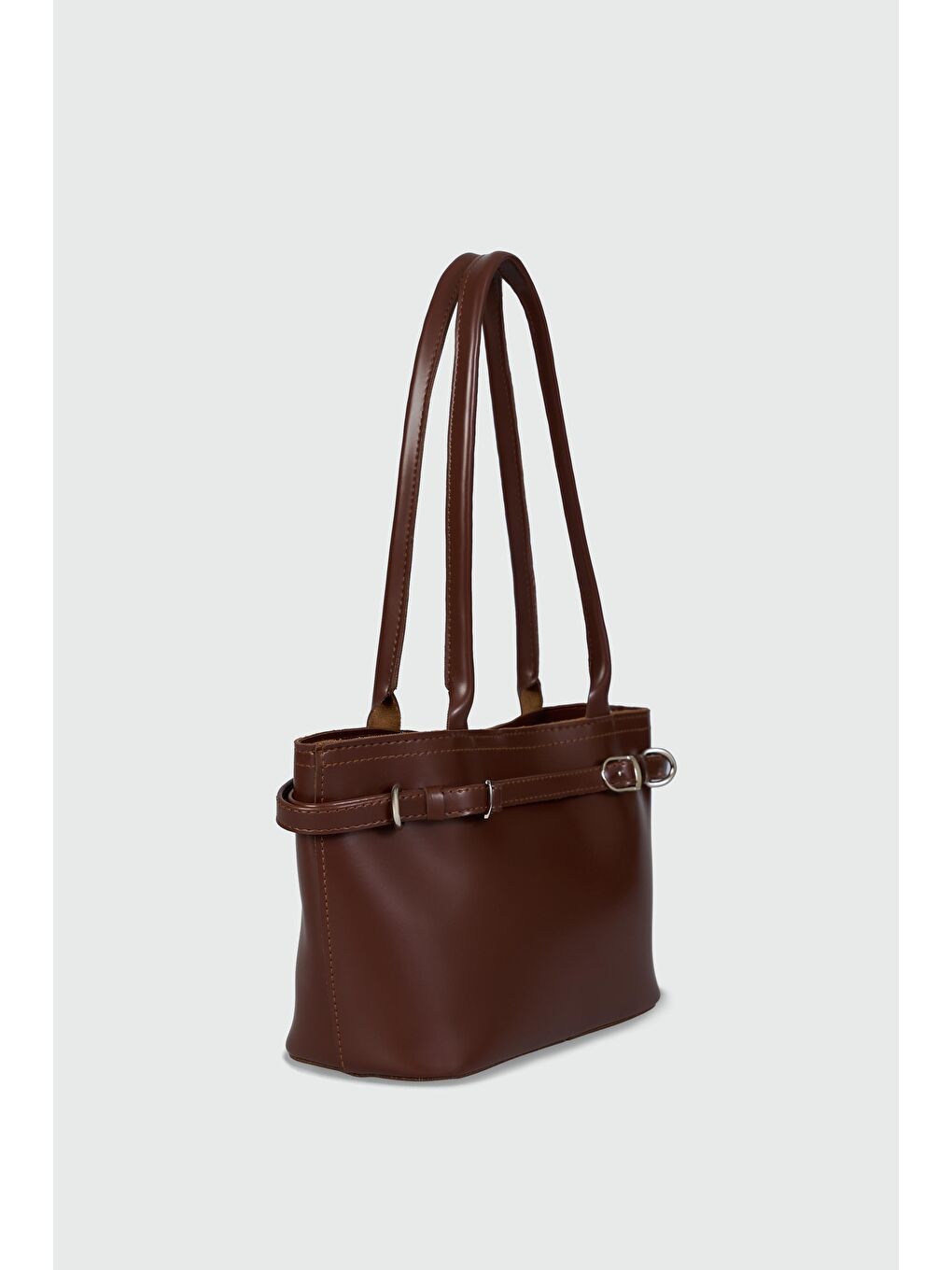 Kahverengi Glove Omuz Çantası Fındık Kabuğu-1