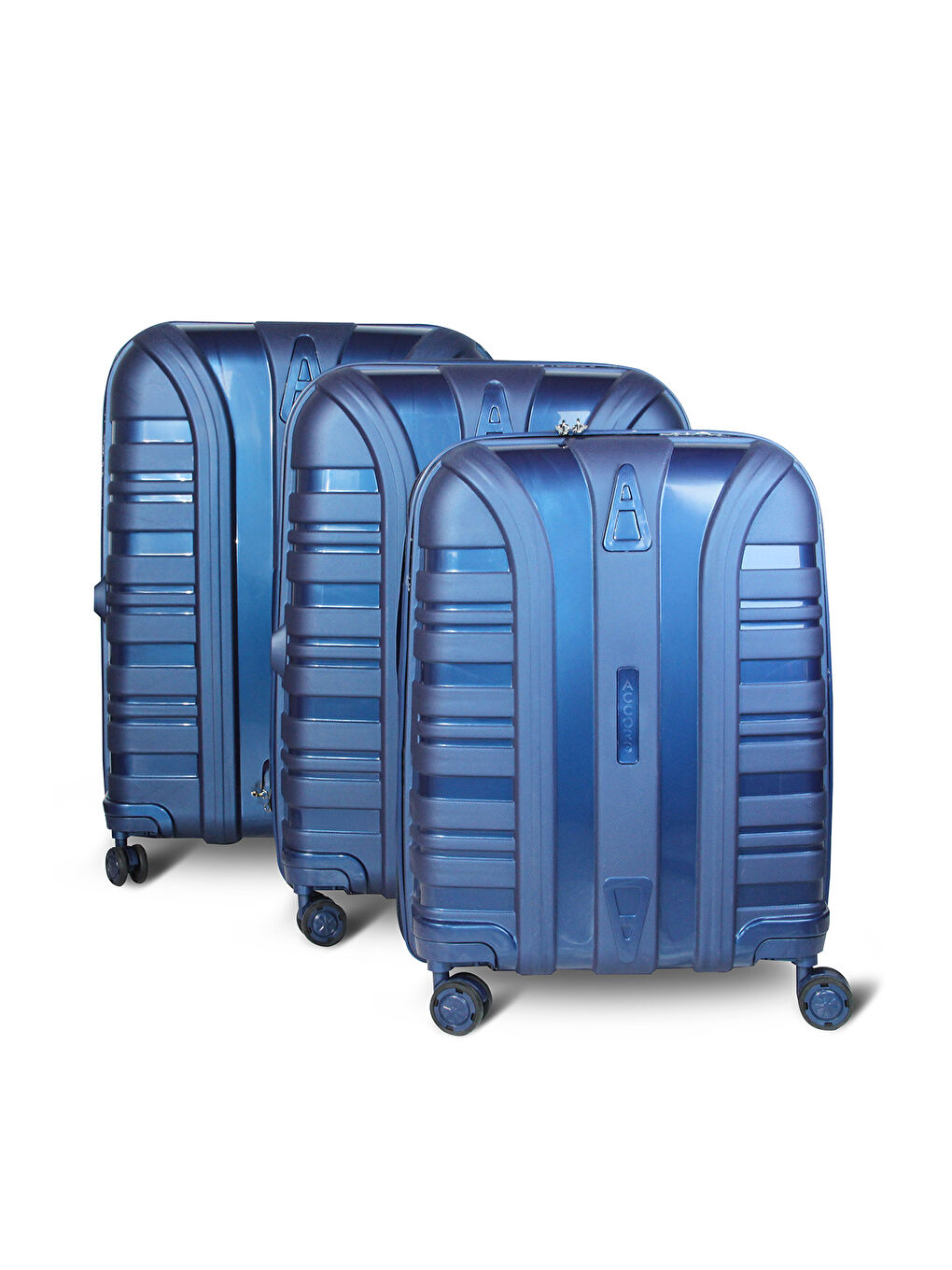 Lacivert Pp Valiz Seti 191060