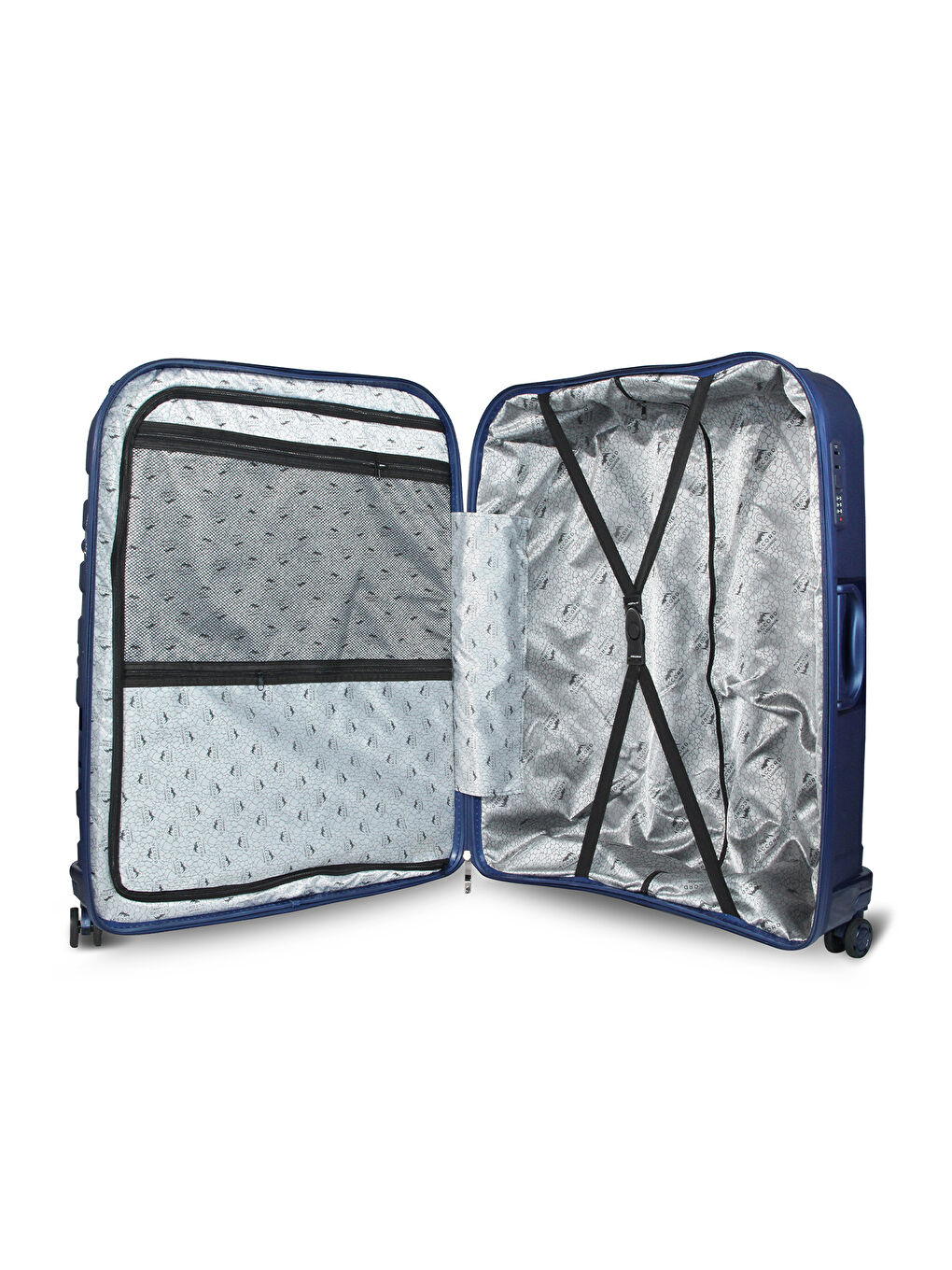 Lacivert Pp Valiz Seti 191060-7