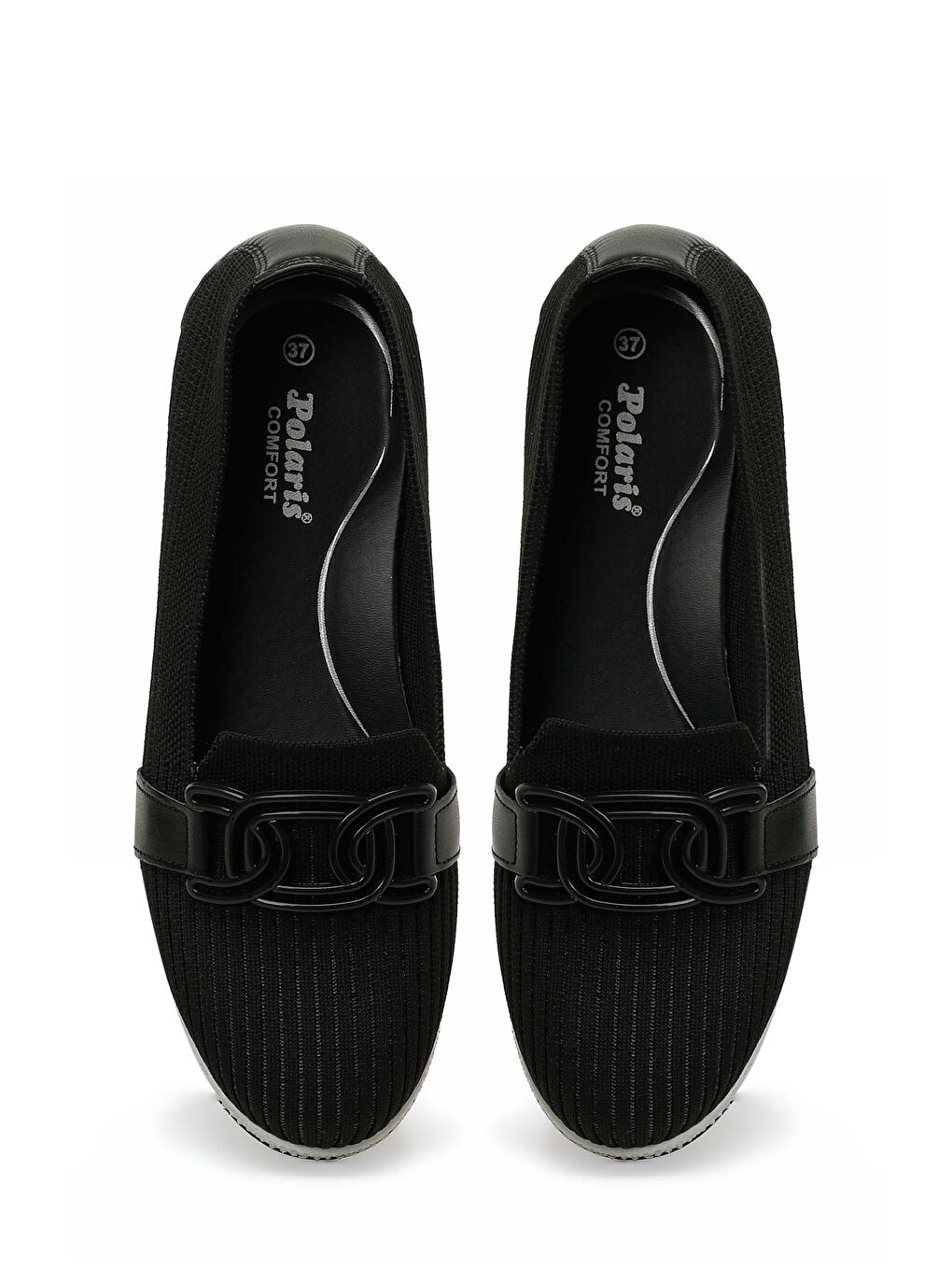 167122.Z6FX Siyah Kadın Düz Ayakkabı-3