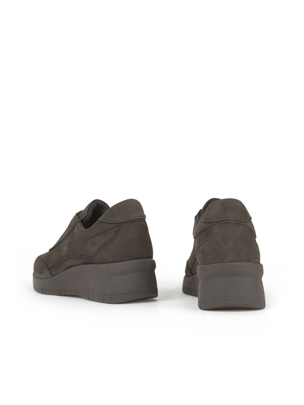 Kahverengi Kadın Hakiki Deri Konfor Ayakkabı 153359Z2202 Kahve-2