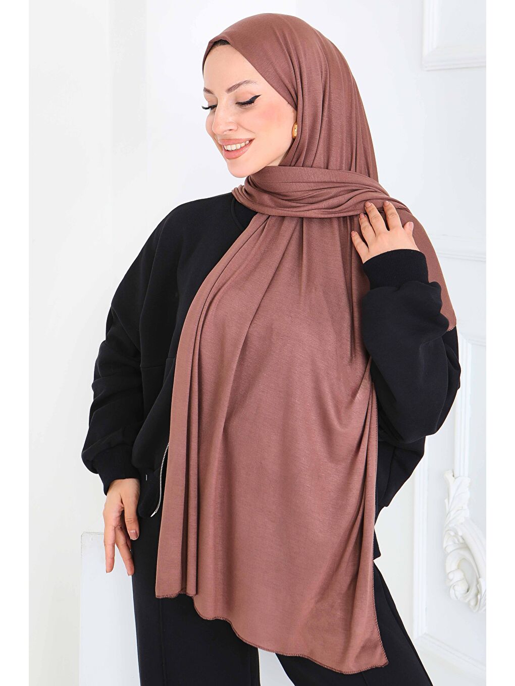 Bej Penye Şal Vizon - 27854-VIZON-2