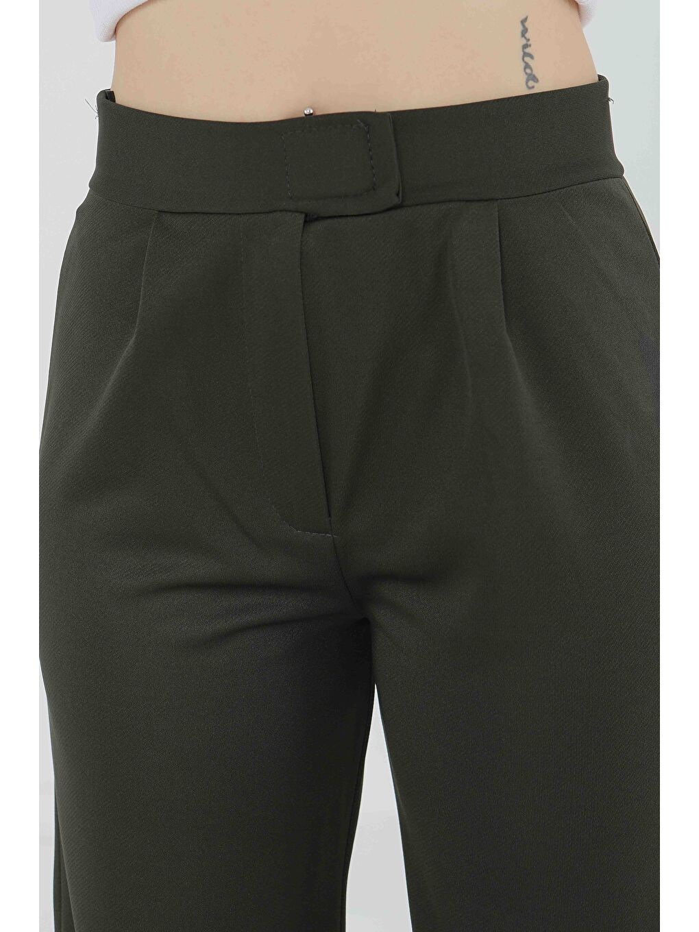 Palazzo Pantolon Haki - 27077-2