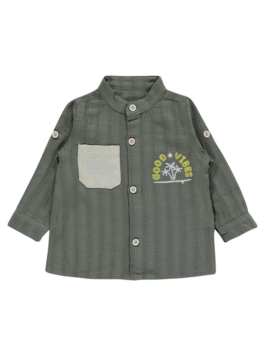 Fularlı 3 Lü 6-18 Ay Takım - Yeşil 12-18 Ay-1