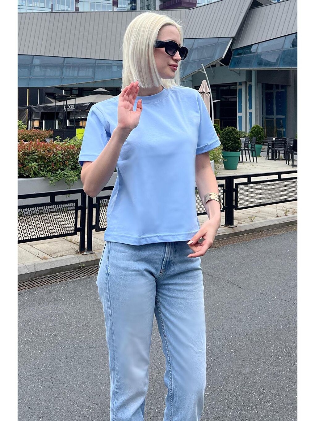 Mavi Bisiklet Yaka Basic Kadın Tişört Mg2075-2