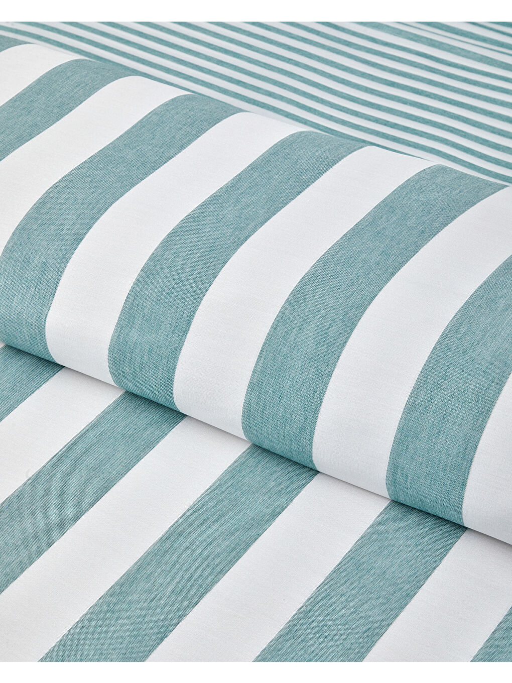 Calm Horizon İpliği Boyalı Çift Kişilik Nevresim Takımı 200x220 cm Yeşil-3