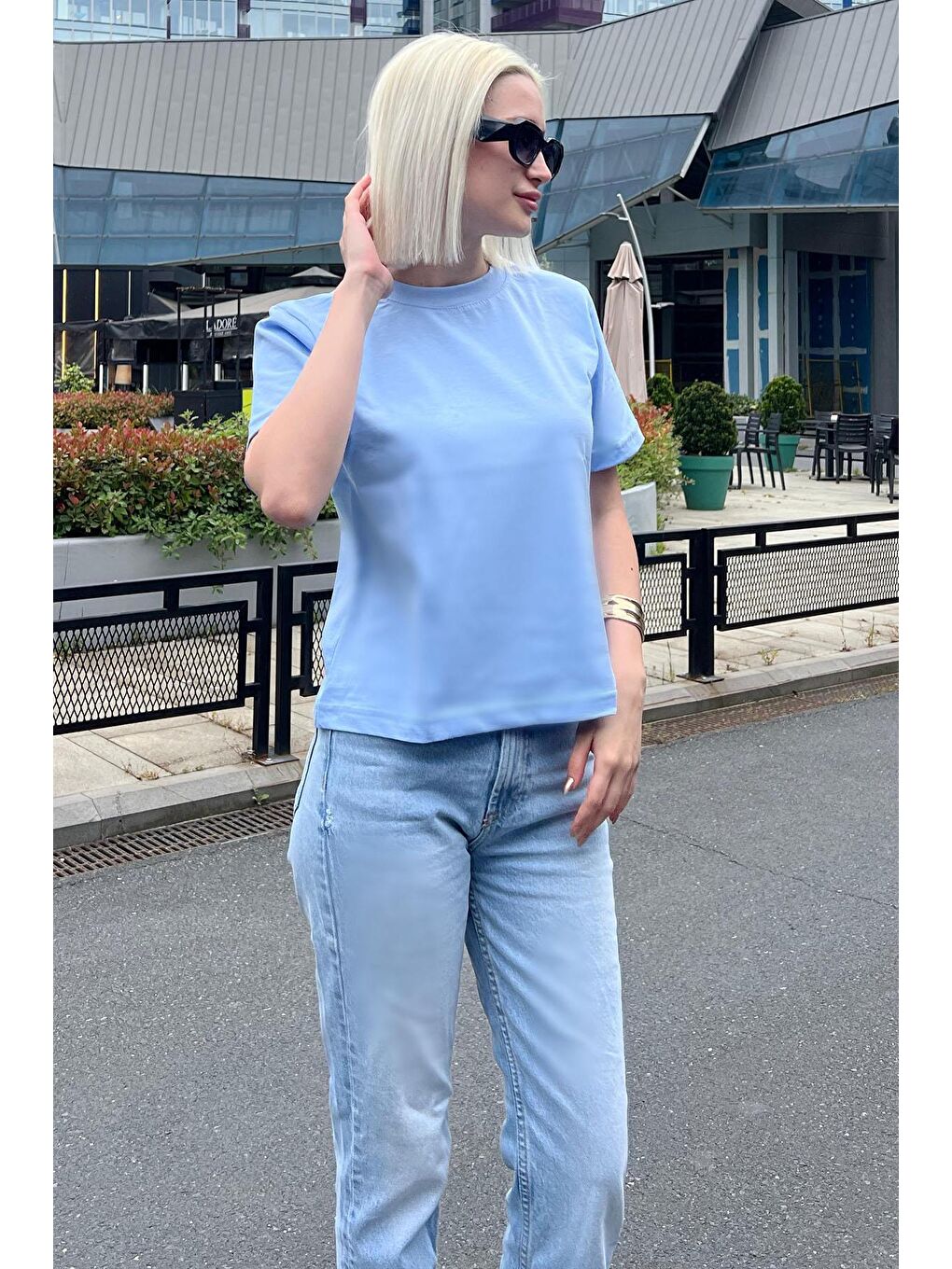 Mavi Bisiklet Yaka Basic Kadın Tişört Mg2075-3