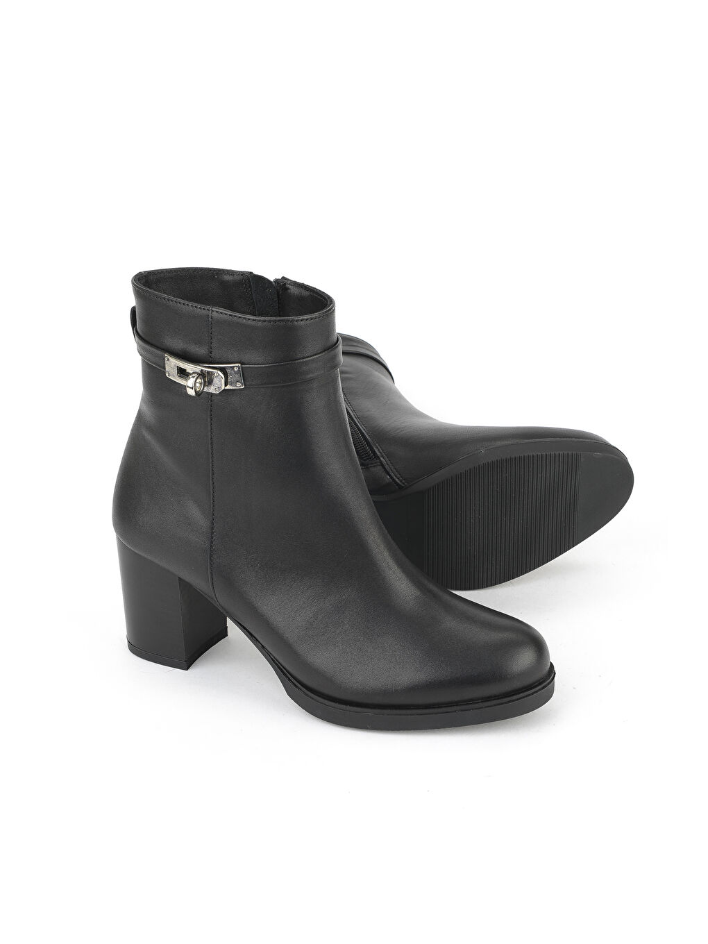 Kadın Hakiki Deri Bot 1531030Z2599 Siyah-3