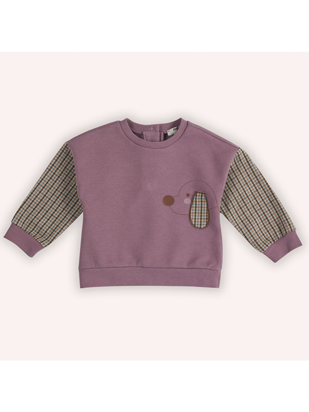 Panço Pembe Kız Çocuk Baskı Detaylı Sweatshirt - 2