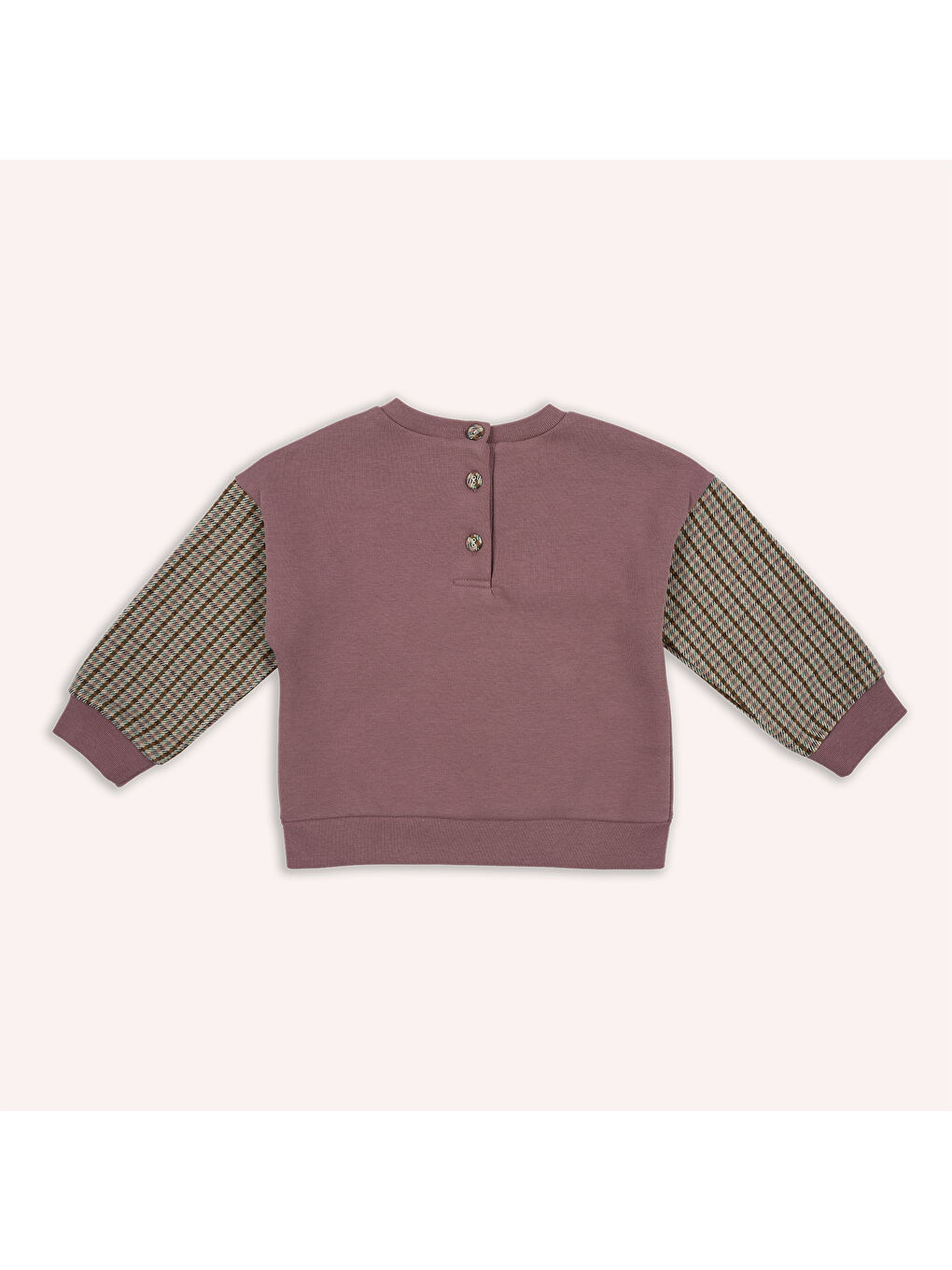 Panço Pembe Kız Çocuk Baskı Detaylı Sweatshirt - 5