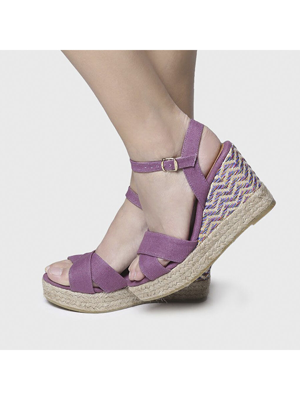 Kahverengi Kadın Sandalet Amaia Plum (Pruna)-3