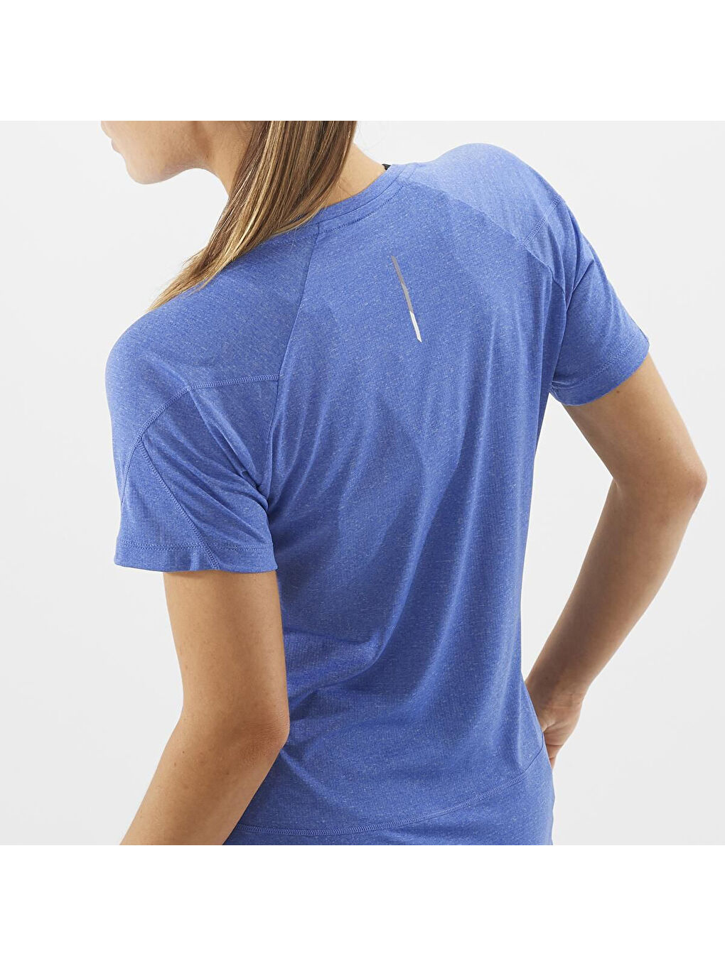 Siyah Cross Run Kadın Mavi Koşu Tişört-3