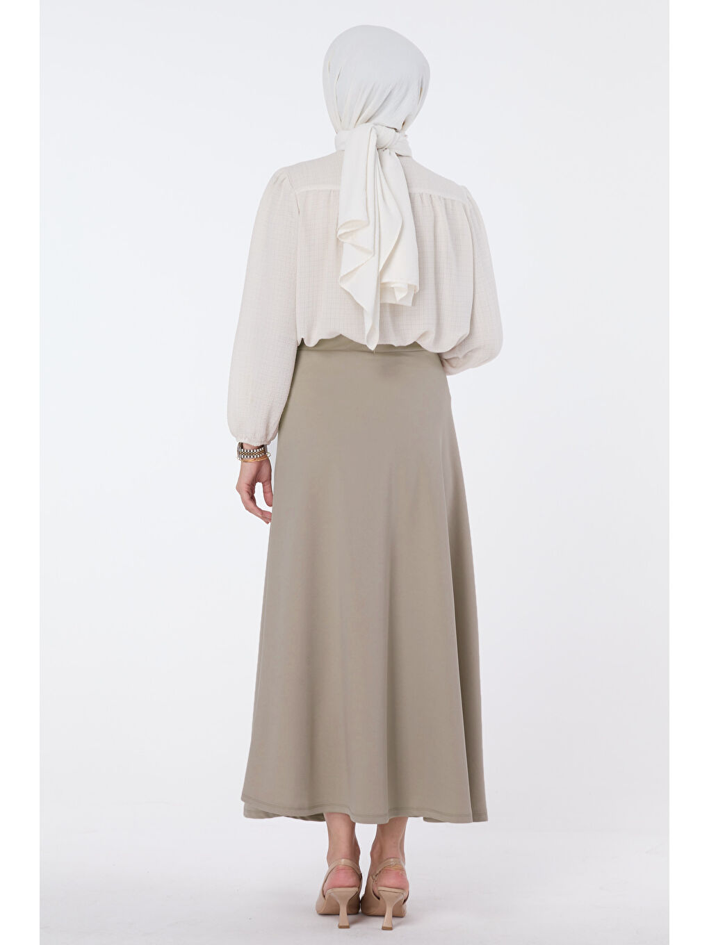 Kahverengi Çan Etek Koyu Vizon - 27075-4