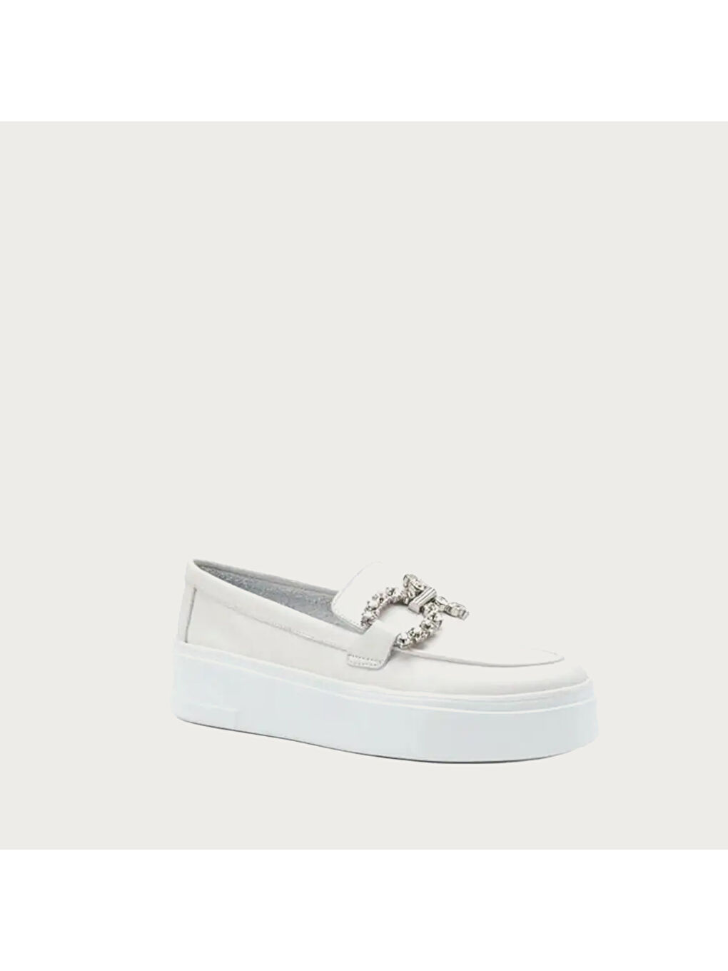 Beyaz Kadın Klasik Ayakkabı 36M4 MOUSSE Bianco-1