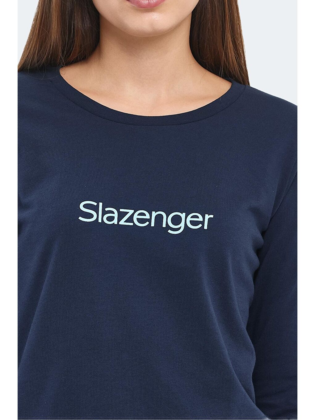 SLAZENGER Lacivert-Turkuaz PAOLINA IN Kadın Pijama Takım Lacivert / Turkuaz - 4