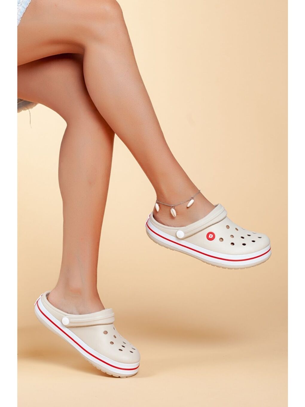 Bej D079 Günlük  Kadın Terlik