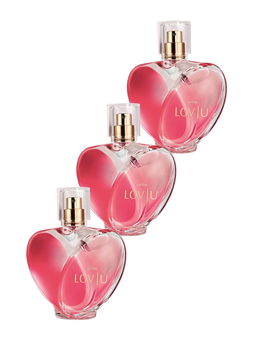 AVON Renksiz Lov U Kadın Parfüm Edp 50 Ml. Üçlü Set