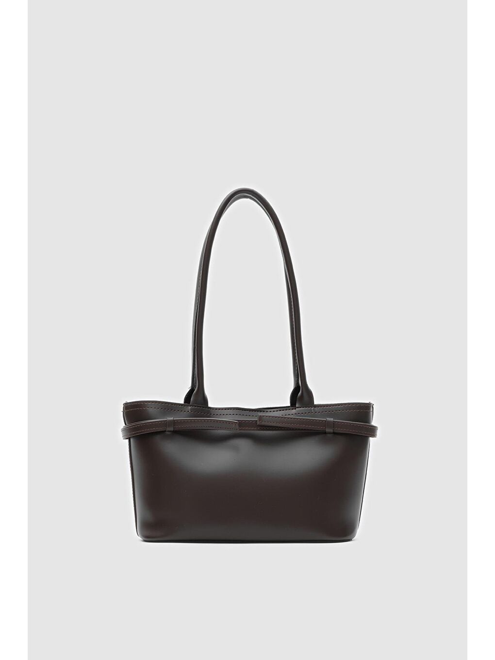 Kahverengi Glove Omuz Çantası Acı Kahve-2