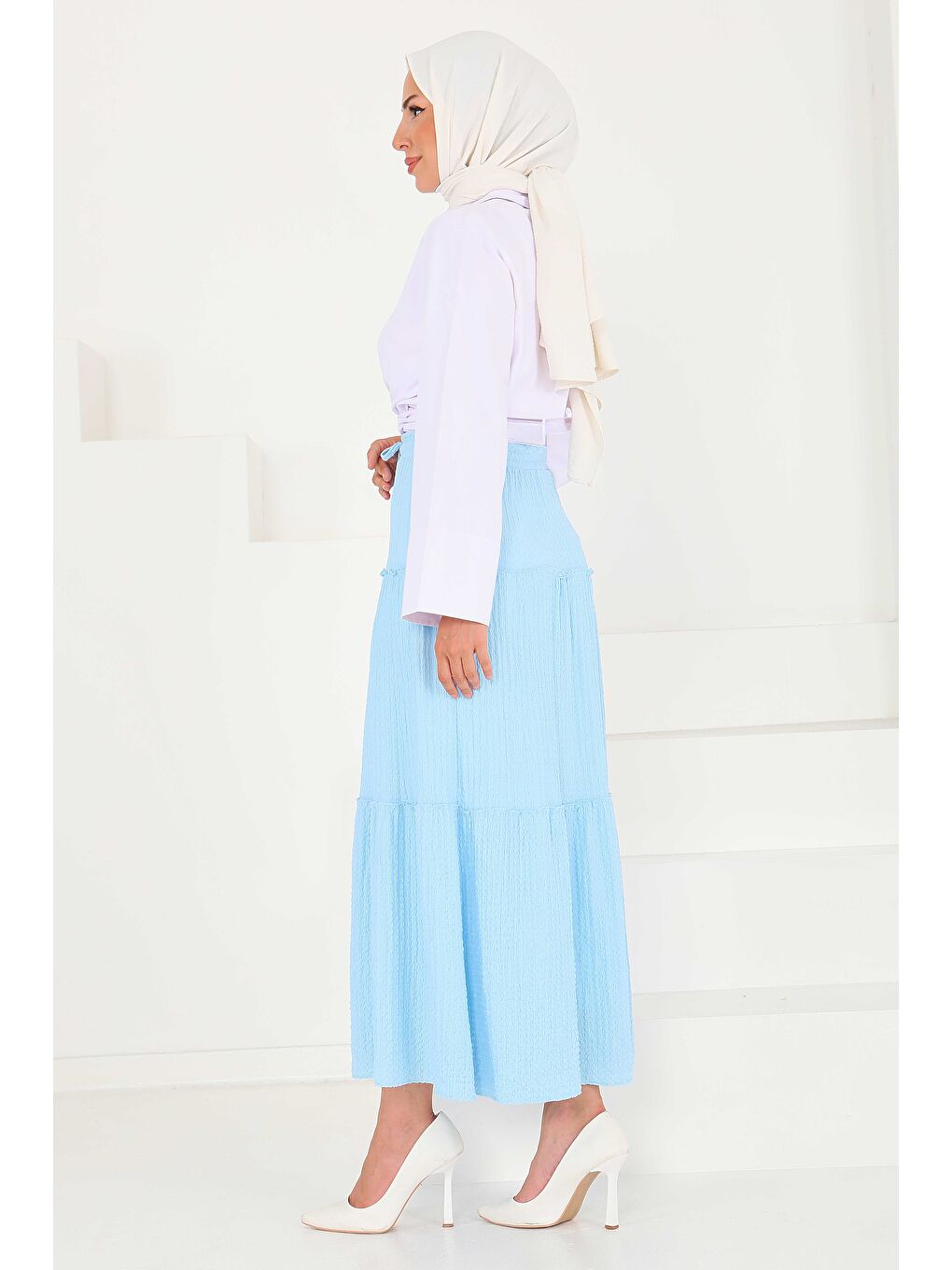 Buffle Etek Bebe Mavi - 27540-4